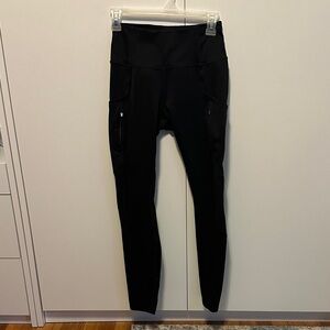 Athleta Black High-Waisted Leggings